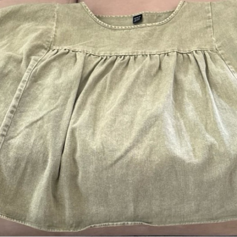 Khaki Casual Top